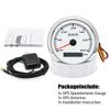 85mm GPS Tacho 7 Farben LED 0-60KMH 0-120KMH Geschwindigkeitsmesser mit GPS Antenne für Marine Auto Boot Yacht Autozubehör