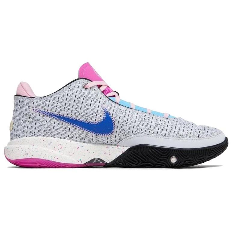 Nike LeBron 20 EYBL Unisex Sneakers Multi-Color Pure-Platinum Sail FN5154-001