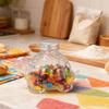 Dog Themed Airtight Glass Snacks Jar With Secure Lid For Storing Cookie Coffee Bean Pet Treats Kitchen Organizers