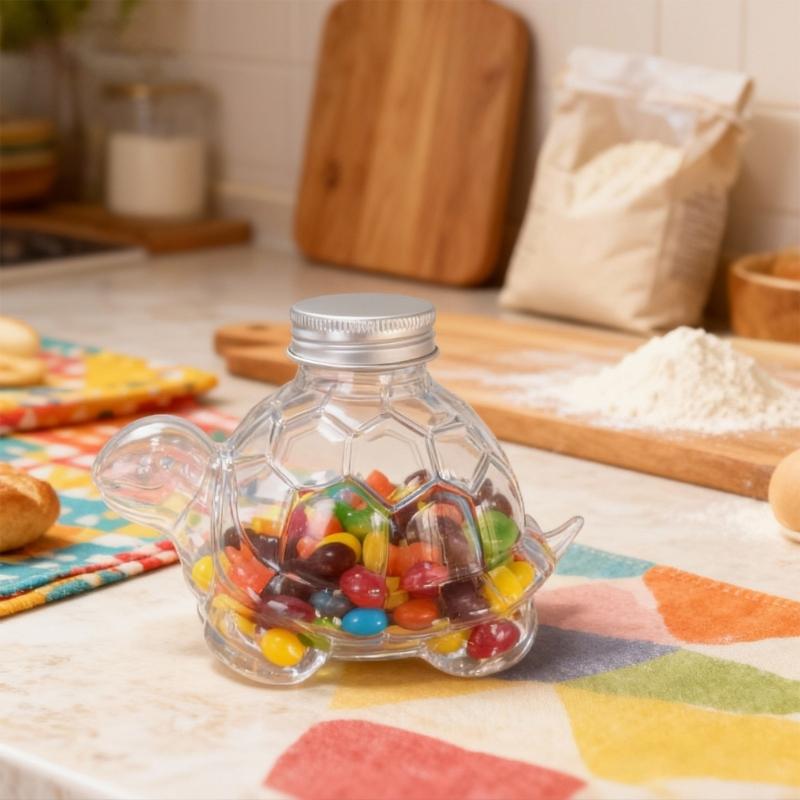 Dog Themed Airtight Glass Snacks Jar With Secure Lid For Storing Cookie Coffee Bean Pet Treats Kitchen Organizers