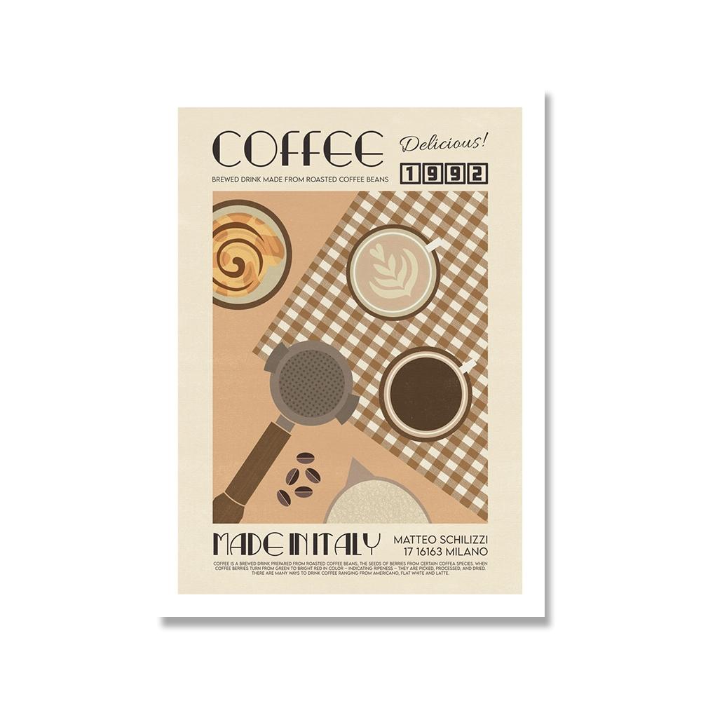 Japanese Korean Foods Wall Art Print Picture Cartoon Cooking Noodle Breakfast Kimchi Sushi Poster Canvas Painting Kitchen Decor