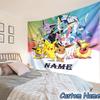 Custom Name Tapestry Pika Tapestry, Unique Design Tapestry, Suitable for Bedroom,Livingroom, Playroom,Heartwarming Fan Holiday Gifts