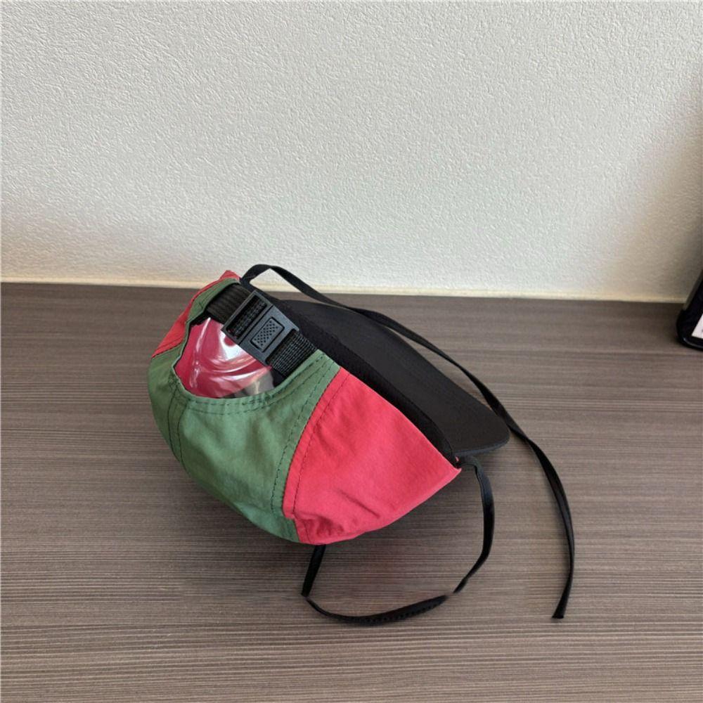 Cotton Contrasting Color Baseball Cap Retro Sunscreen Hat Fashion Peaked Cap Sports