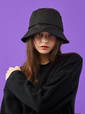 KOLEAT Women Basic Semi Bucket Hat [Black]
