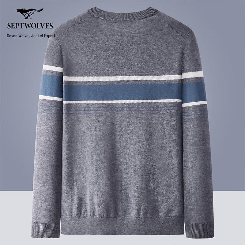 Septwolves Men's Half-Turtleneck Lambswool Sweater