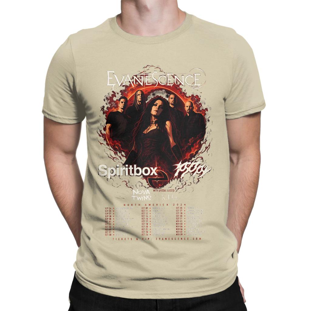 Evanescence Tour Extra Soft Funny Graphic 100 Cotton Tshirt Amy Lee Evanescence Tees Tops For Unisex
