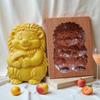 Holzplätzchenformen mit Tiermustern, 3D DIY geschnitzte geprägte Keksstempelformen, Vogel, Gans, Pferd, Igel