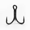 10pcs Black Fishhooks Treble Jig High Carbon Steel Hook New Fishing Triple Anchor Hook  Sports