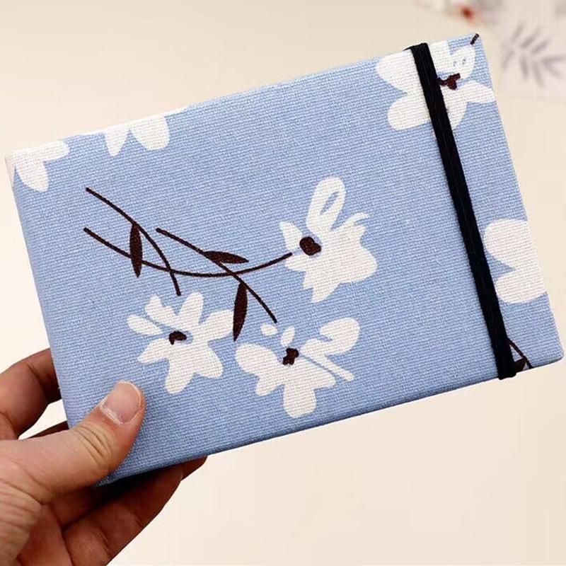 6-tums Fotoalbum Skrivbart Samling av Barns Tillväxtfoton 100 st Högkapacitet Tyg Konstpapper Mellanlägg Album