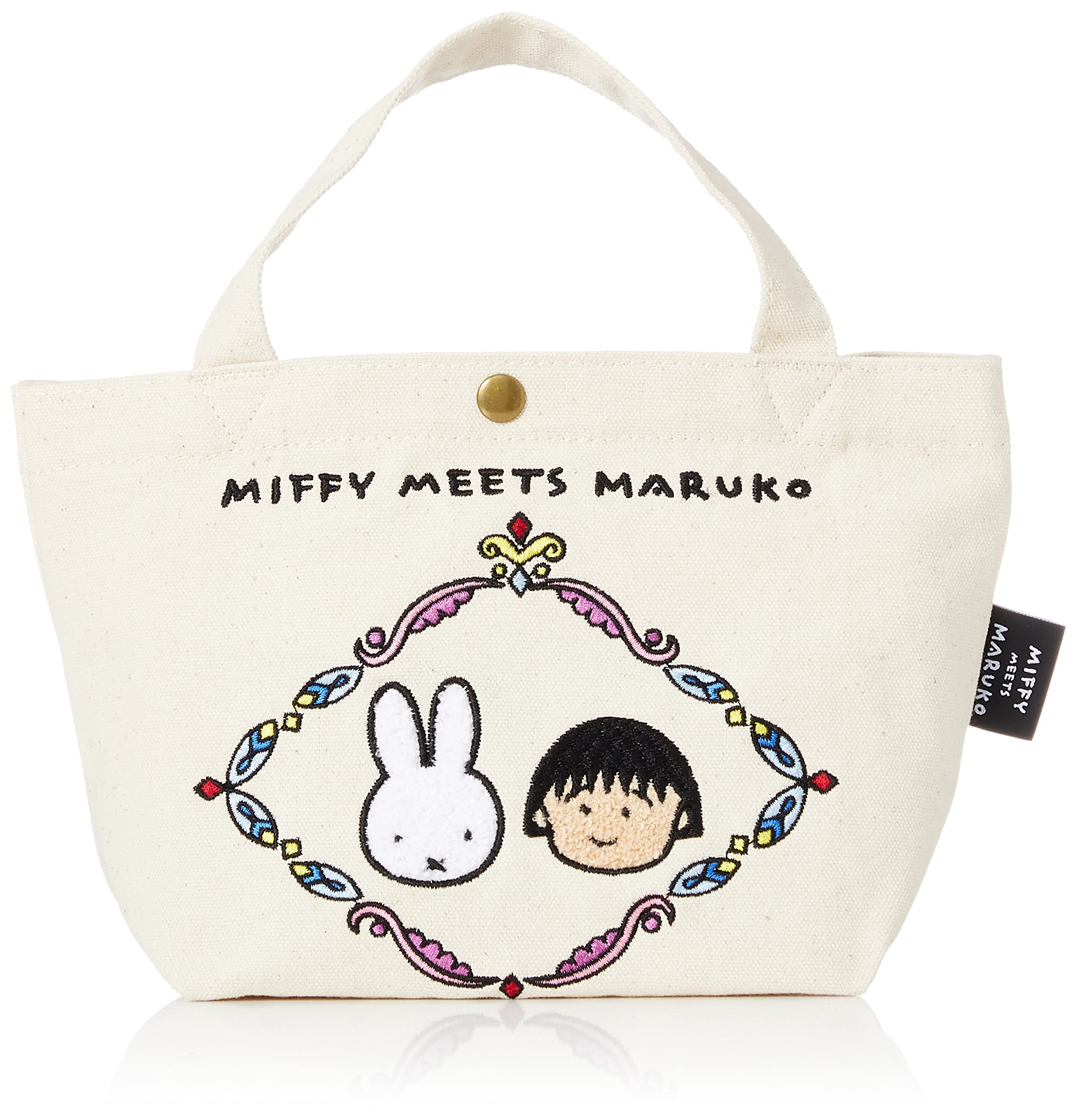 

Mini Tote Bag Perfect for Lunch Character Bag 6015 Miffy Meets Marco Natural [Hapitas] Women s B221.