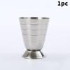 1/2 Bucăți Pahare Cocktail Bar Cupă Măsurare Băuturi Amestecate 75ml Shaker Cocktail Oțel Inoxidabil 3 în 1 Măsură Jigger Accesorii Petrecere Bar