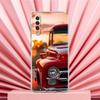 Phone Case For Samsung A56 A36 A26 A24 A16 A14 A12 A32 A50 A70 A20E A22 A40 A34 A54 A42 A52 5G A04s A06 Cover Black White Car