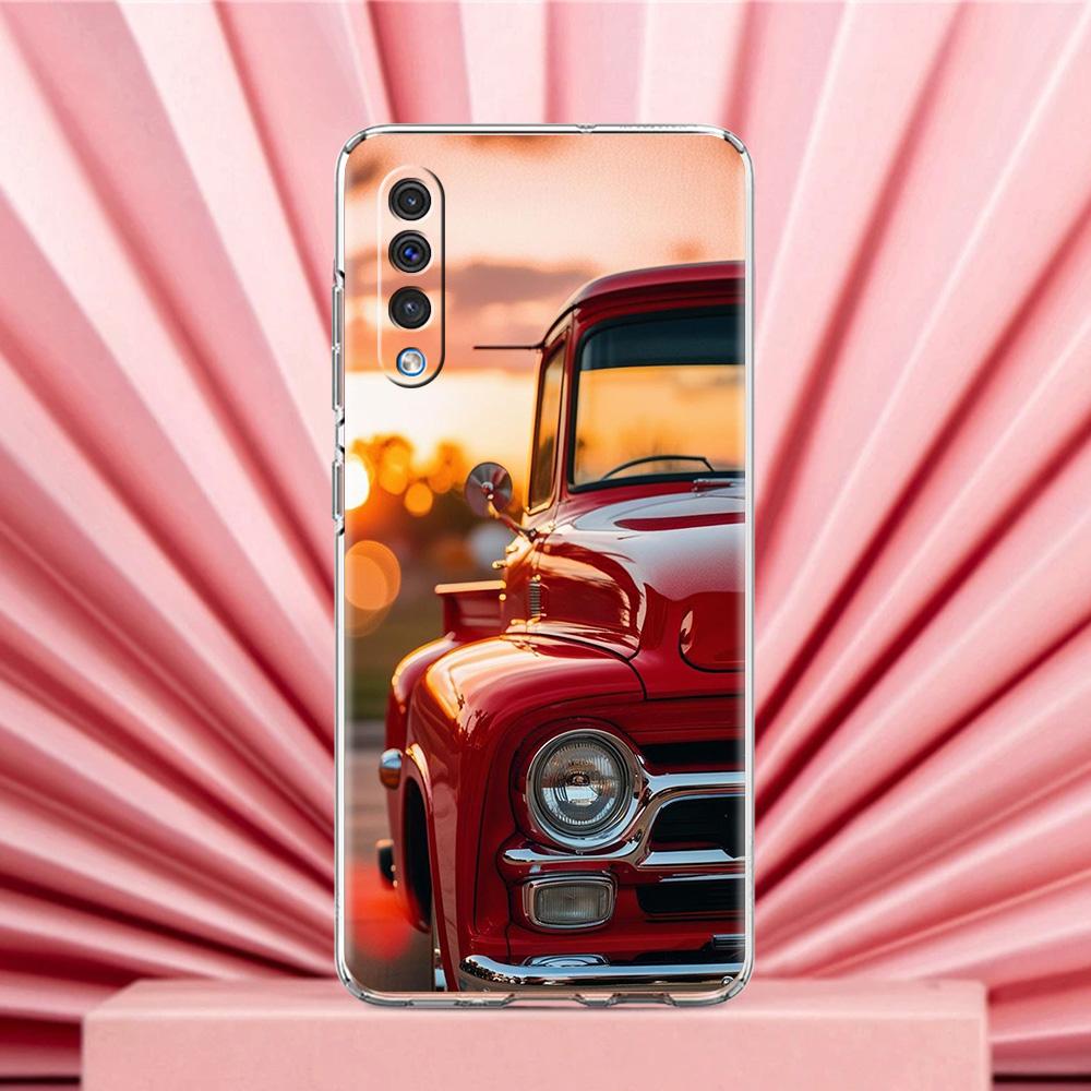 Phone Case For Samsung A56 A36 A26 A24 A16 A14 A12 A32 A50 A70 A20E A22 A40 A34 A54 A42 A52 5G A04s A06 Cover Black White Car