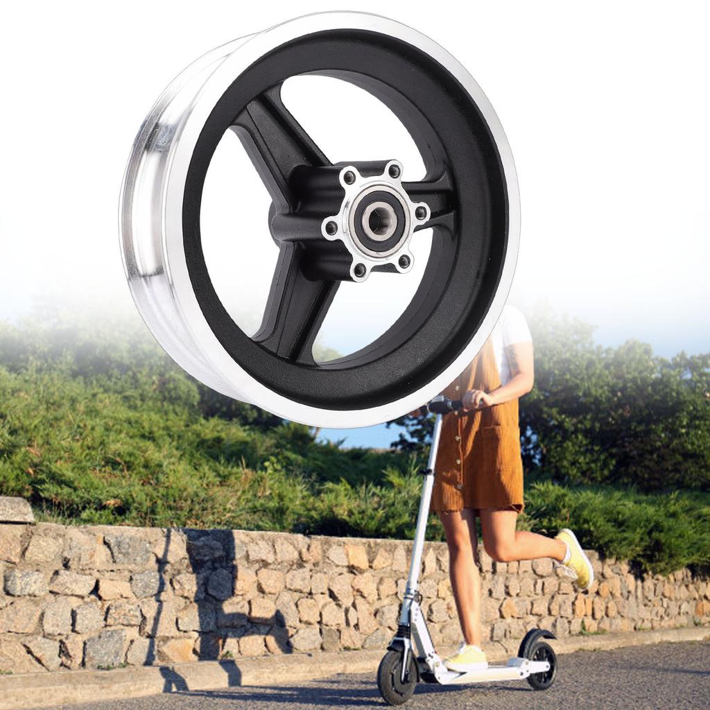Aluminum Alloy Scooter Front Wheel Hub, 10X2.75-6.5   Hub for 10\  and 11\  Electric Scooter, Designed for SmartGyro Scooter, Good Damping Effe