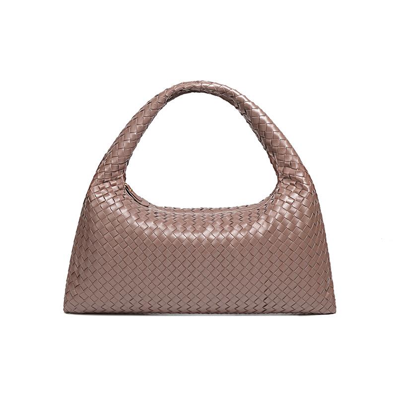 High-end, Large-capacity, High-quality Handbag, Commuter Hand-woven Bag, Simple, Fashionable and Trendy Handbag