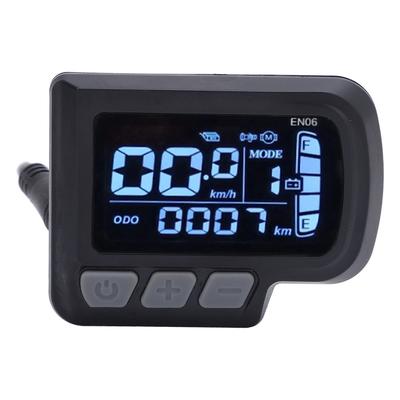 Electric Scooter LCD Panel LCD EN06 Panel with USB 6 Pin Water Resistant Connector 24 48V