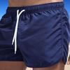 Shorts de Plage et de Surf d'Été Taille Basse Élastique Cordon de Serrage Respirant Bords Irréguliers sur les Côtés Maillot de Bain Homme