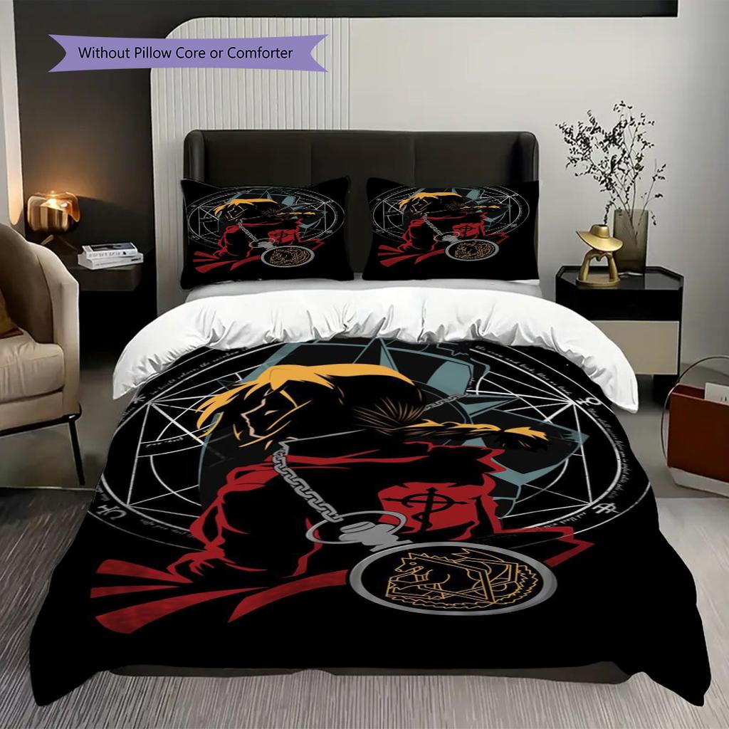Robot Head Sigil Threepiece Set 1 Duvet Cover 2 Pillowcase Without Core Bedding Set Gift Duvet Cover And Pillowcase Bedding