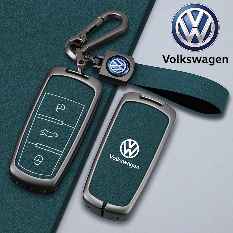 Für VOLKSWAGEN VW Leder Auto Schlüsselhülle Abdeckung Schale für Volkswagen VW CC Passat B6 B7 Passat 3C CC Maogotan R36 B5 B7L Schutzhülle