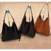 2025 N+ew casual shoulder bag leather women's bag large capacity tote bag simple trend cross-body bag source factory