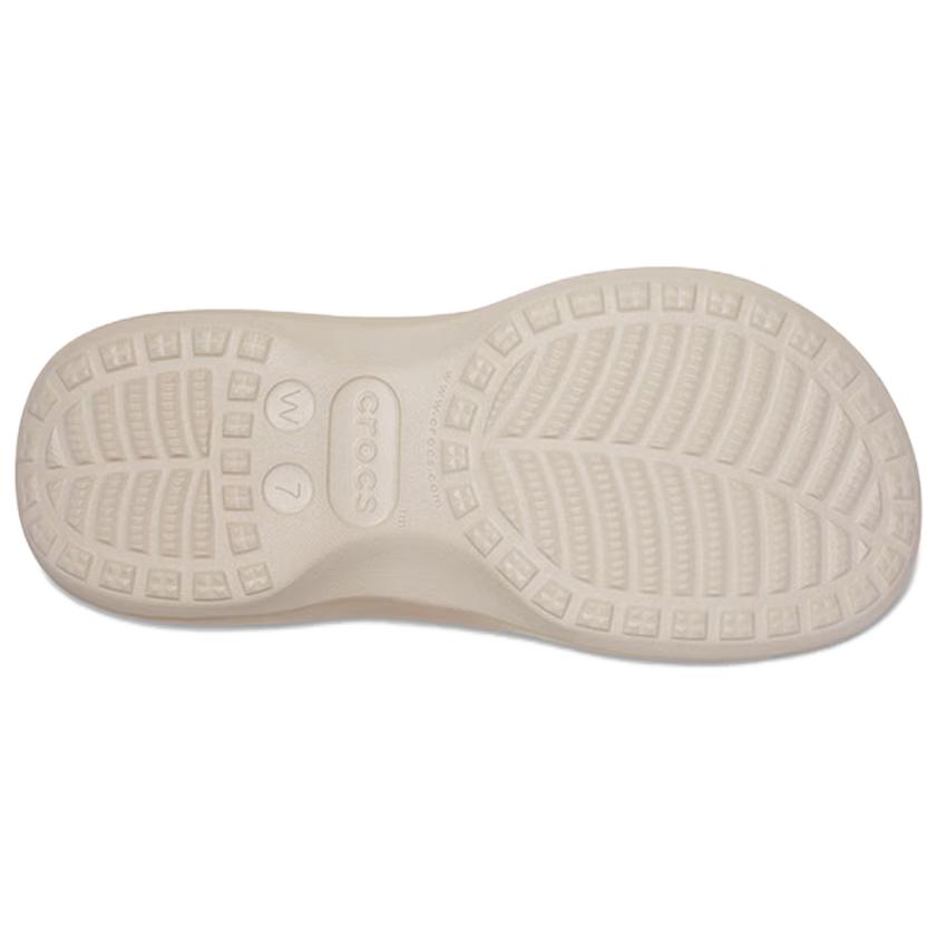 Crocs Classic Cloud Comfort Metal Buckle Slide Sandals Women Sandals Beige Gold 215552-2TC