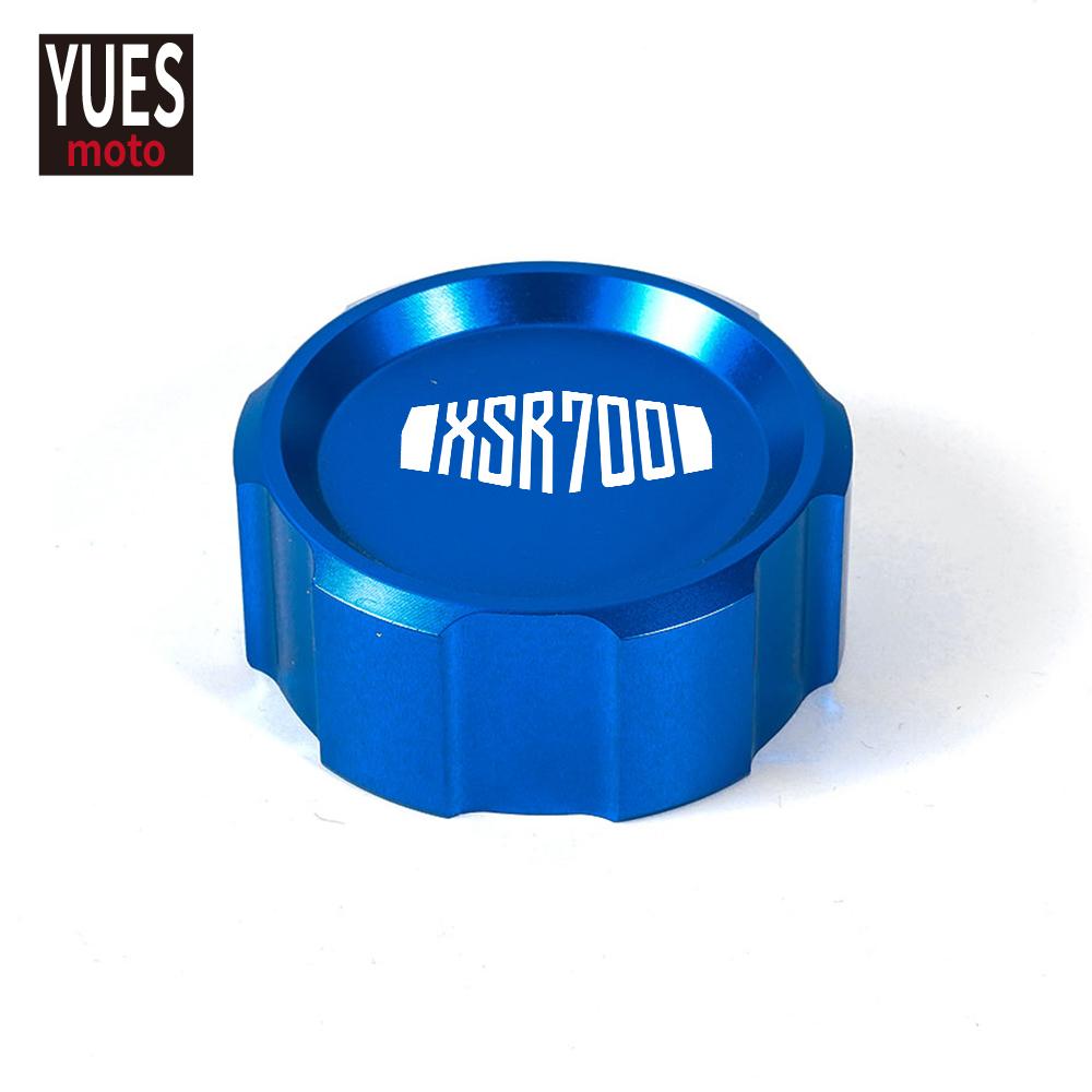 Motorcycle Accessories Front & Rear Brake Fluid Cylinder Reservoir Cover Cap Free Shipping For YAMAHA XSR700 XSR xsr