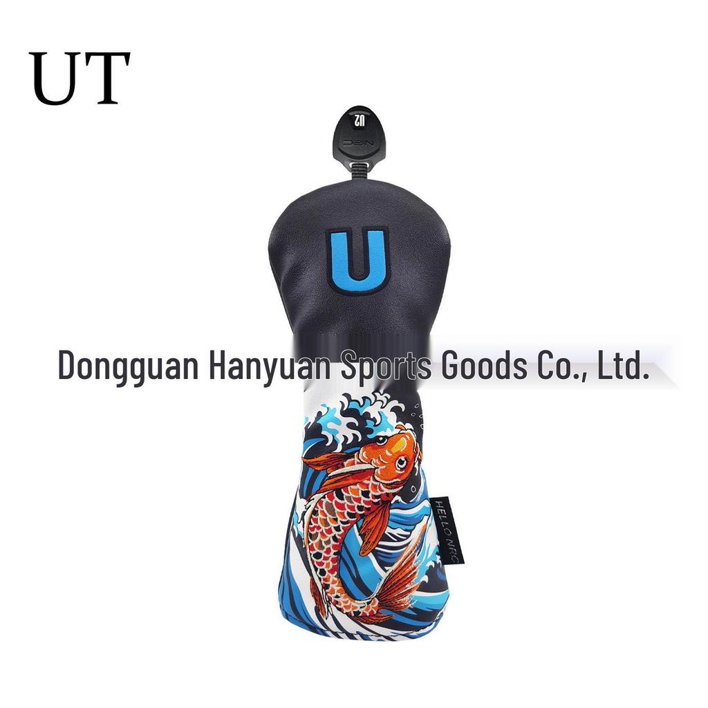 Koi Golf Club Headcover Set - Wood & Putter Covers for Adults