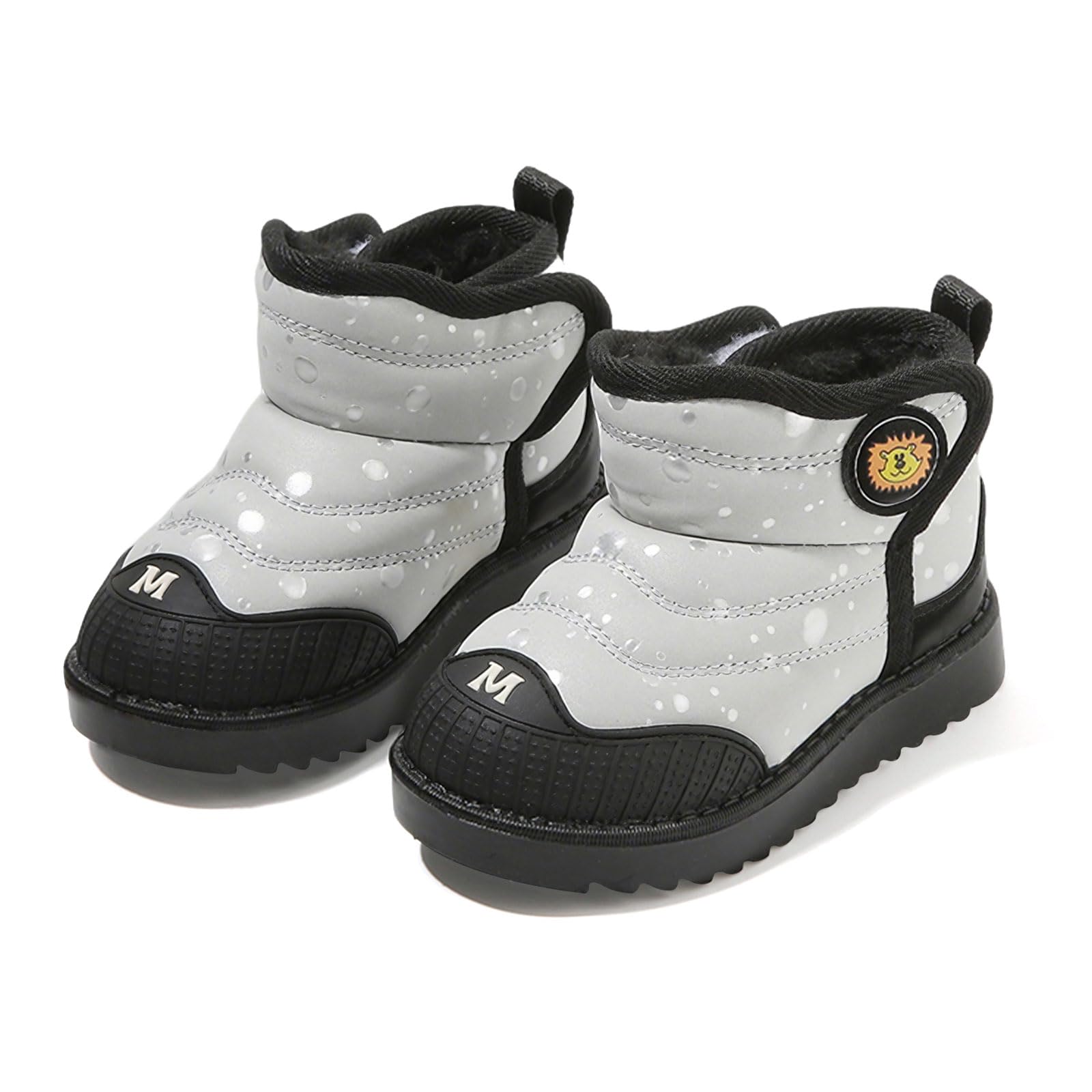 

Ulogu Snow Boys and Winter Outdoor Perfect for Snow Play and Size Kids Boots, Girls, Boots, Boots, Water-Repellent, Windproof, Warm, Non-Slip,