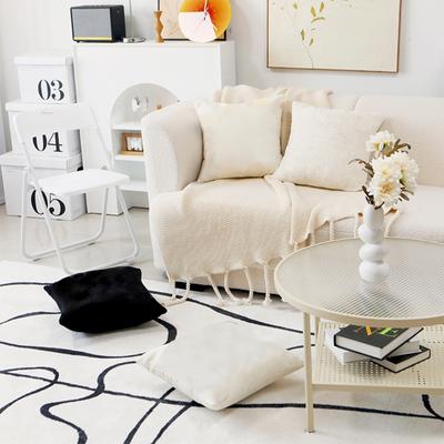 Playful Horse Pattern Decorative Pillow Case Soft Canvas Pillow Cover For Sofa Bedroom Living Room Home Decoration