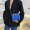 Fashion Designer Metal Square Bag Ladies Small Cell Phone Chain One Shoulder Crossbody Purse Box Evening Print Classical Solid