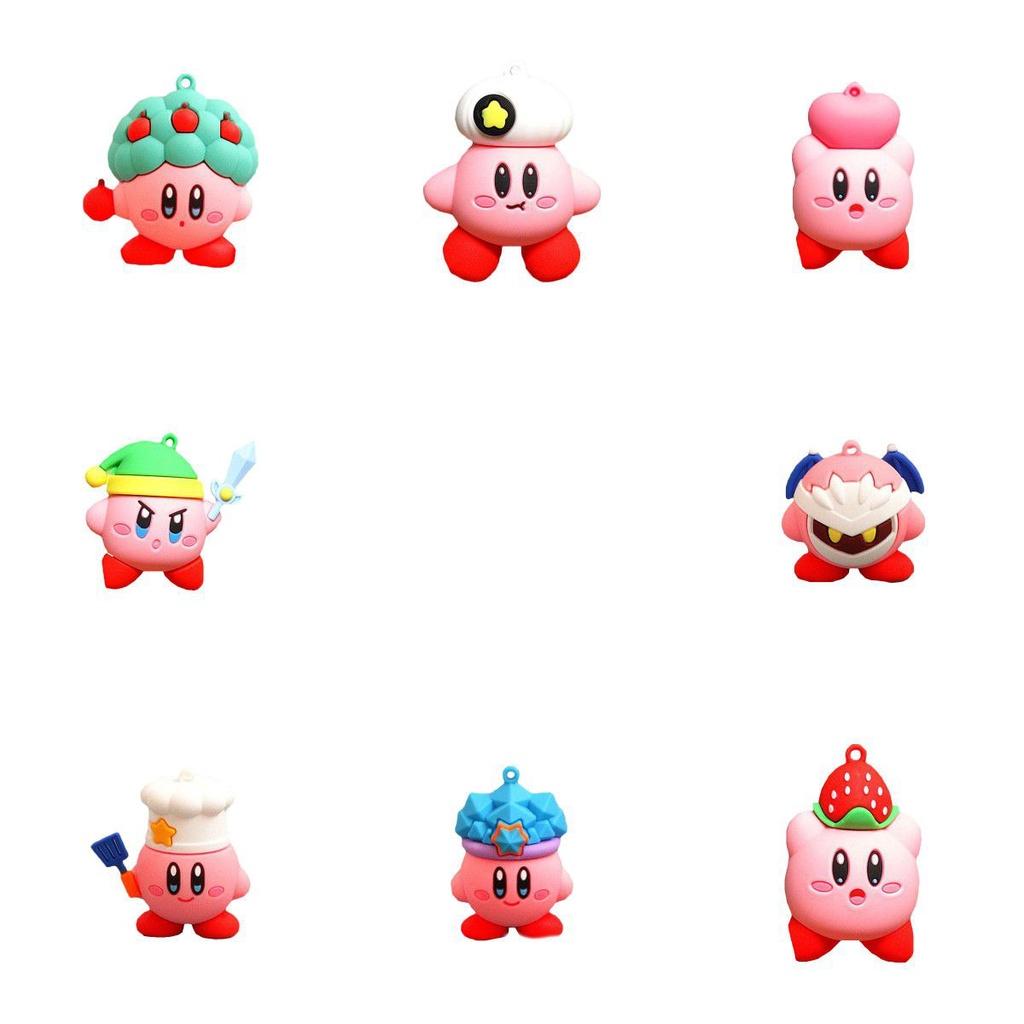 Kirby Anime Games Cute Cartoon Pink Kirby Waddle Dee Doo Collect Mini Toys Dolls