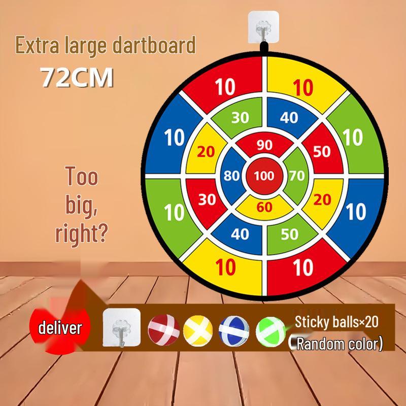 

Детская мультяшная мишень для дартса с липкими шариками - Интерактивная развивающая игрушка для родителей и детей