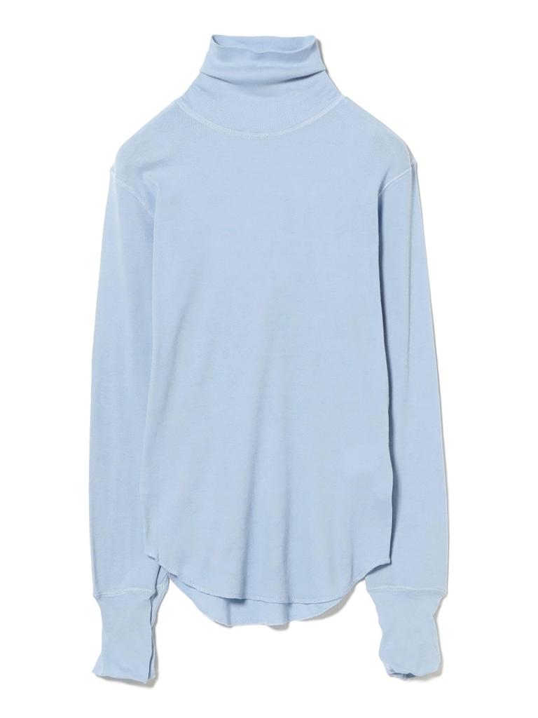 Beams Boy Women's Long Sleeve Rib Turtleneck Tee, SLATE_BLUE, One Size