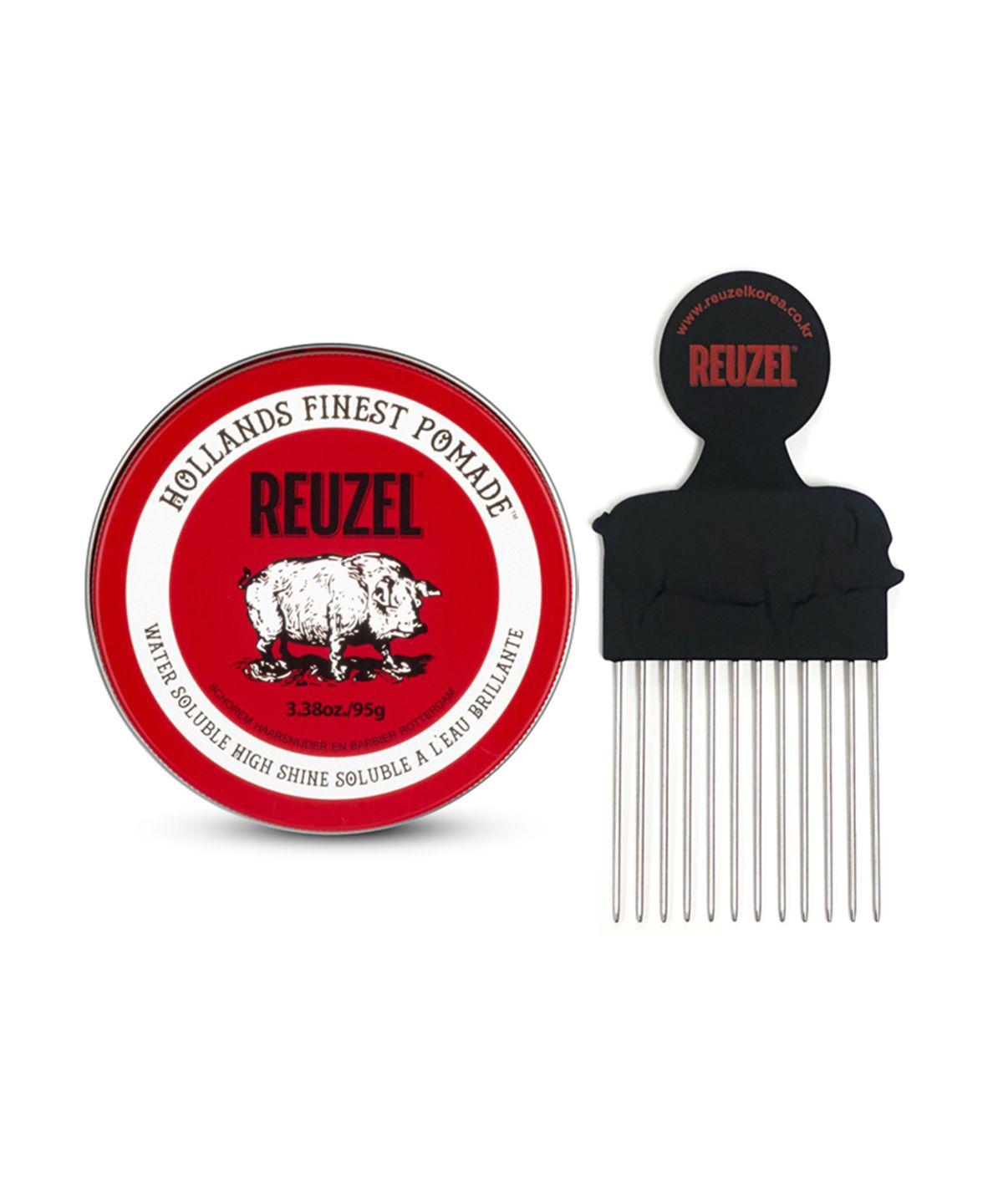 Red Water-based Pomade 95g + Pomade Comb