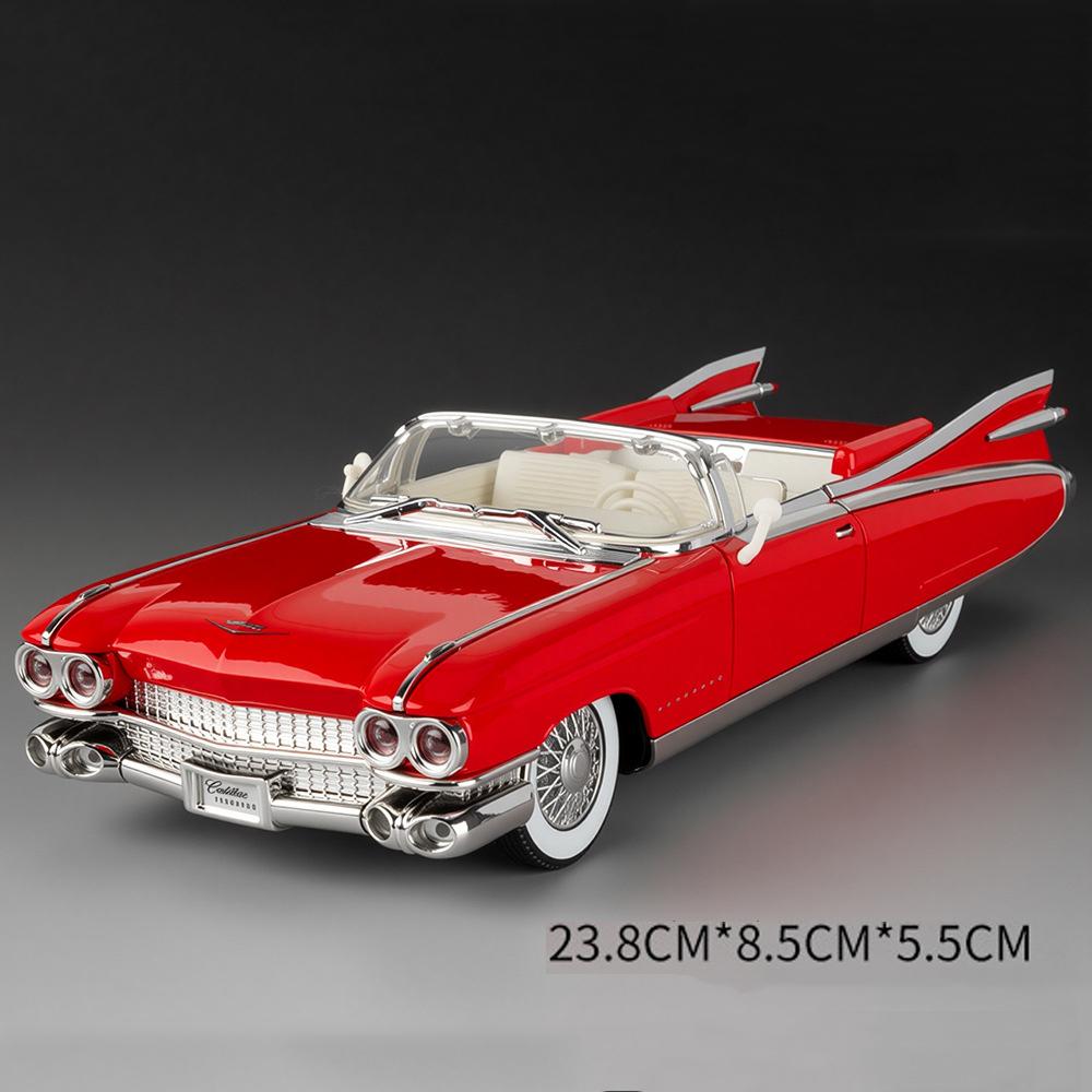 1:24 Scale Eldorado Biarritz 911 Sports Car Model Toy Metal Diecast Sound Light Shock Absorption Models Home Decoration Gifts
