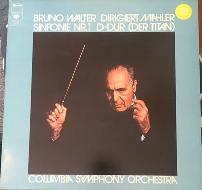 LP Record BRUNO WALTER COLUMBIA SYMPHONY ORC MahlerSinfonie Nr.1 DDur Der Tit 61116 CBS 1975 Germany Classical Used