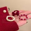 Velvet Pearl Ring - Elegant and Sweet Women's Finger Ring with A Small and Exclusive High-end Feel.