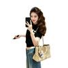 2026 Summer Chic Plaid Print Retro Tee - Short Sleeve, Slim Fit, Fairy Style