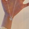 Crystal Butterfly Charms Woman Necklace Girls Alloy Rhinestone Chain Necklace Chokers Gifts For Friends