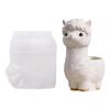Adorable Sheep Sculpture Silicone Candle Molds For Making Candle Cup Pencil Holder Gypsum Flowerpots Storage Container