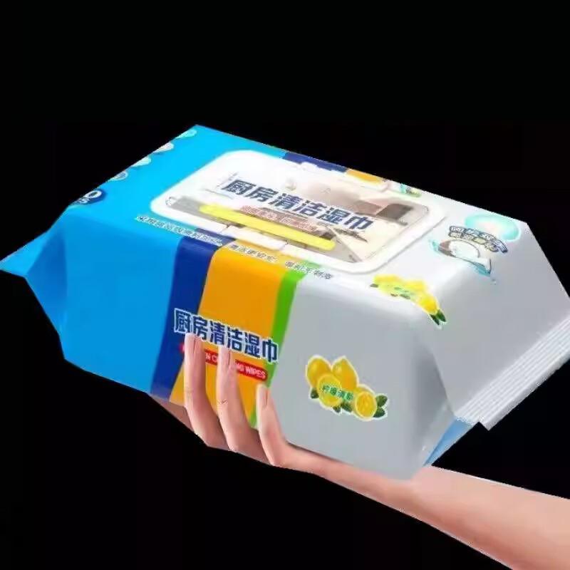 Одноразовые кухонные обезжиривающие салфетки Miaojiayi