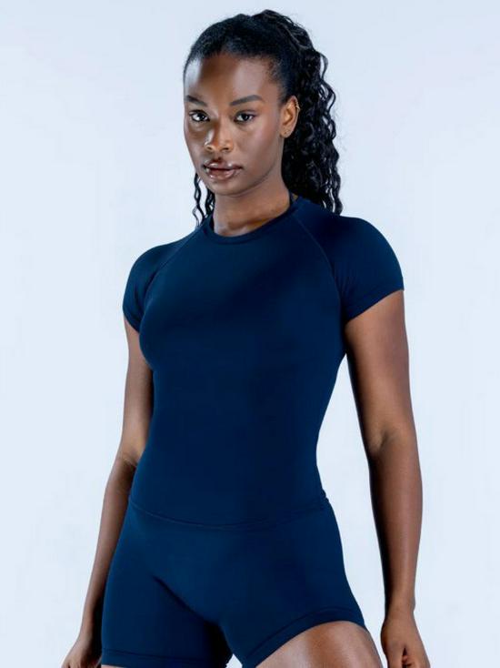 Women's Slim-Fit Yoga Short-Sleeve T-Shirt - DFYUVN