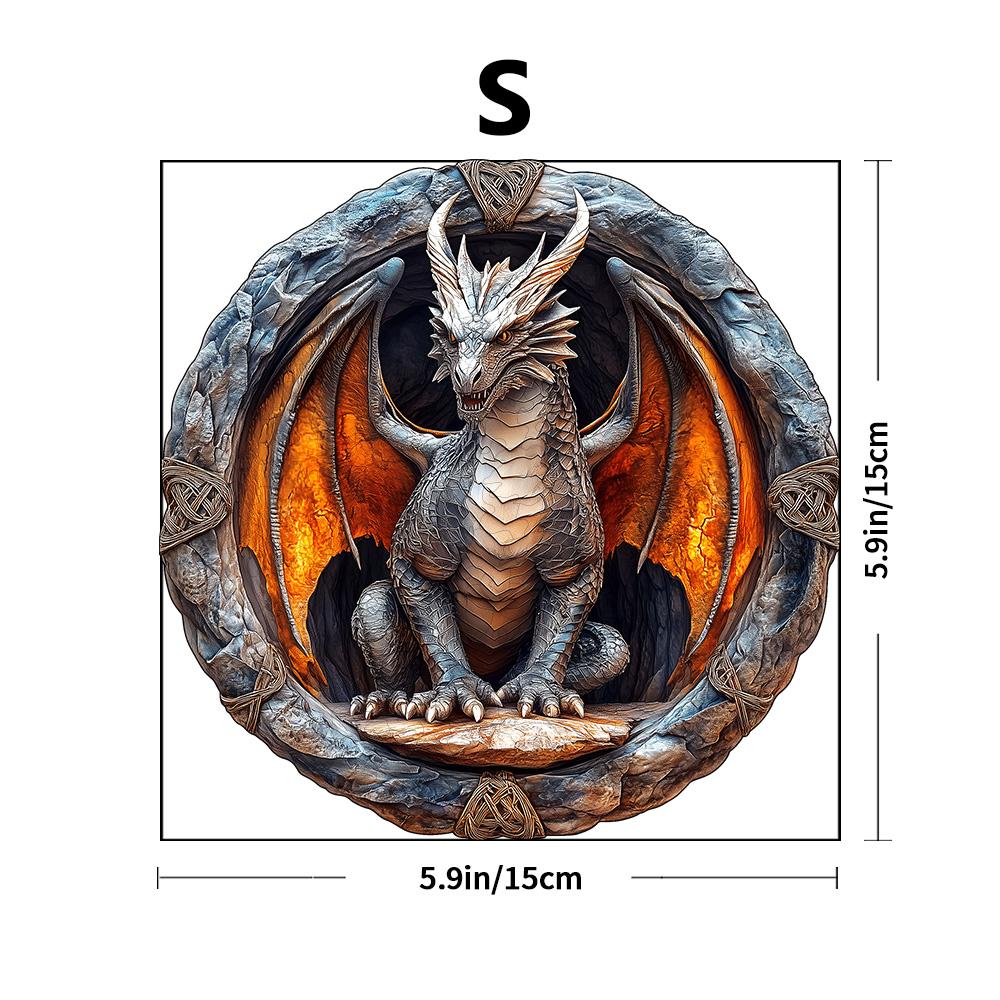 Wooden Puzzles For Adults - Mechanical Dragon Puzzle, Unique Shape Wooden Jigsaw Puzzles, Wood Puzzles Adult, Family Puzzle, Goo