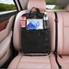 Car seat back storage bag Waterproof Tablet Cup Holder Organizer Oxford cloth strap hook Car anti kick backrest storage bag