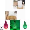 Kreativer 3D-Glas-Holzmaserung Ultraschall-Kaltnebel-Luftbefeuchter für den Heimgebrauch 7-Farben-Nachtlicht ätherisches Öl-Diffusor Vasenform