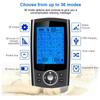 36 Modes TENS Muscle Stimulation Massager Ten Units Electric EMS Digital Therapy Relax Full Muscle and Weight Loss Stress Relief
