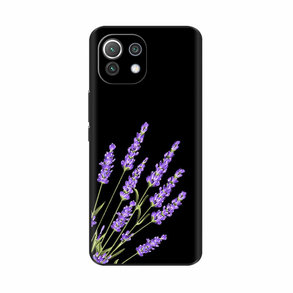 For Xiaomi Mi 11 Lite 5G NE Case Painted Soft Silicon Phone Back Cover For Xiomi Mi 11 Lite Case Mi 11 Lite Mi11 11i Shell Cover
