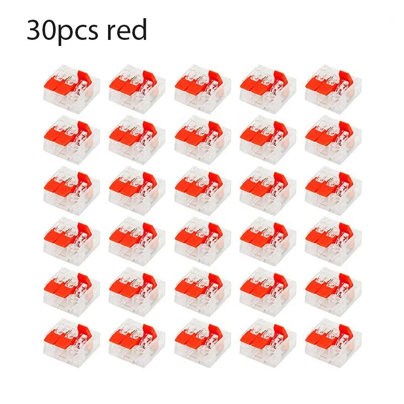 

30 Pcs 32A Wire Connectors Compact Splice Connectors Quick Cable Connectors Light Terminal Connections