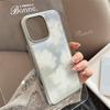 Hazy White Flowers Suitable for 16 Apple 15pro Max Mobile Phone Case Iphone 14 Drop Glue 13 Art 15 Huawei