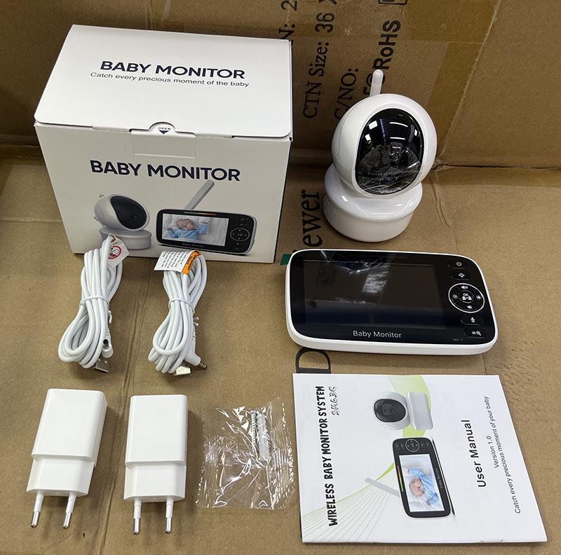 4.3-inch Baby Monitor with Night Vision and Two-Way Talk for Home Use